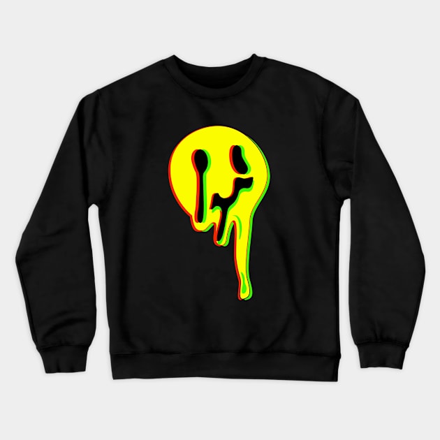 put on a happy face (only face) Crewneck Sweatshirt by Kiberly